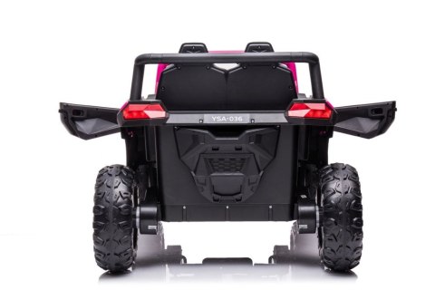 LEAN CARS Auto Na Akumulator YSA036 Różowy 4x4 LEAN CARS Auto Na Akumulator YSA036 Różowy 4x4