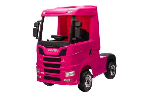 LEAN CARS Auto Na Akumulator Scania 500R HL698 Różowe 4x4 LEAN CARS Auto Na Akumulator Scania 500R HL698 Różowe 4x4