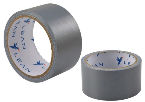 LEAN Taśma Zbrojona Naprawcza Srebrna Szara 48mm/11Y LEAN Taśma Zbrojona Naprawcza Srebrna Szara 48mm/11Y