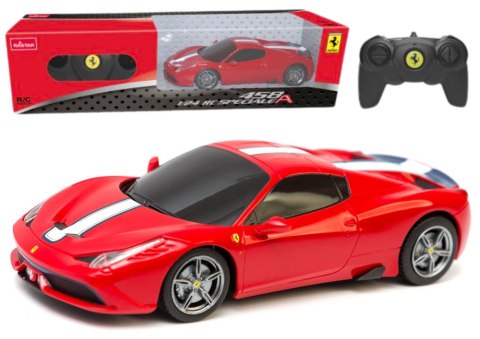 Rastar Auto Sportowe RC 1:24 Zdalnie Sterowane Ferrari 458 Speciale Czerwone Rastar Auto Sportowe RC 1:24 Zdalnie Sterowane Ferrari 458 Speciale Czerwone