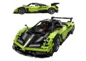 Rastar Klocki Konstrukcyjne Auto RC Rastar 1:8 Pagani Huyara BC Zielone 2896 Elementów