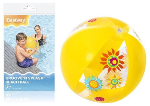 Bestway Dmuchana Piłka Żółta 51cm Bestway 31036 Bestway Dmuchana Piłka Żółta 51cm Bestway 31036