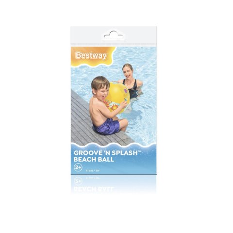 Bestway Dmuchana Piłka Żółta 51cm Bestway 31036 Bestway Dmuchana Piłka Żółta 51cm Bestway 31036