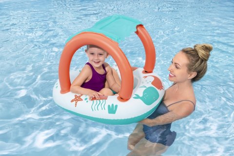 Bestway Dmuchany Ponton z Daszkiem 84 x 67cm Bestway Bestway Dmuchany Ponton z Daszkiem 84 x 67cm Bestway