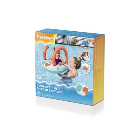 Bestway Dmuchany Ponton z Daszkiem 84 x 67cm Bestway Bestway Dmuchany Ponton z Daszkiem 84 x 67cm Bestway