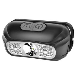 LEAN Latarka Czołowa LED Czołówka Dwa Tryby Ładowanie USB Do 5h Działania