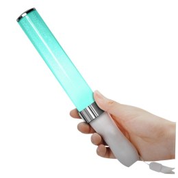 LEAN Świecąca Pałka LED Gadżet Na Imprezy Trzy Tryby Świecenia 25,5cm