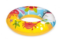Dmuchany Basen Zestaw 3w1 dla dzieci 122x20cm Tropikalny BESTWAY + Kółko do pływania + Piłka plażowa