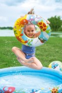 Dmuchany Basen Zestaw 3w1 dla dzieci 122x20cm Tropikalny BESTWAY + Kółko do pływania + Piłka plażowa