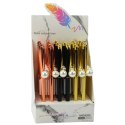 LEAN Długopis Metalowy Automatyczny Perła Niebieski Tusz 1.0mm