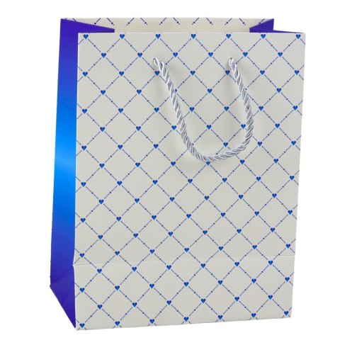LEAN Torba Prezentowa Papierowa Błyszczące Serduszka 23 x 18 x 10,5 cm LEAN Torba Prezentowa Papierowa Błyszczące Serduszka 23 x 18 x 10,5 cm