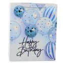 LEAN Torba Prezentowa Urodzinowa Balony Happy Birthday 32 x 26 x 12 cm