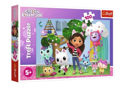 Trefl Puzzle Puzzle - 100 - Koci Domek Gabi - Universal Gabbys Dollhouse 16464 Trefl Puzzle Puzzle - 100 - Koci Domek Gabi - Universal Gabbys Dollhouse 16464