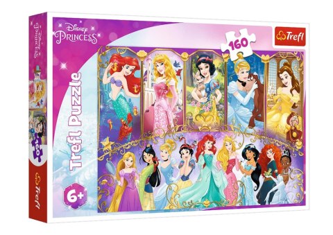 Trefl Puzzle Puzzle - 160 - Portrety Księżniczek - Disney Princess Trefl 15407 Trefl Puzzle Puzzle - 160 - Portrety Księżniczek - Disney Princess Trefl 15407