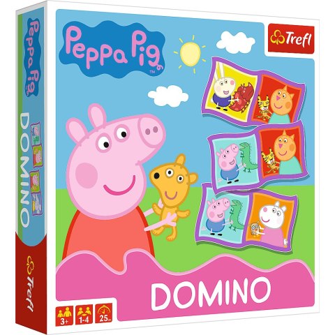 Trefl Gry Gra Domino Peppa Trefl 02066