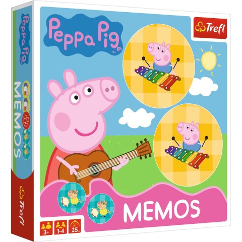 Trefl Gry Gra Memos Świnka Peppa Trefl 01893 Trefl Gry Gra Memos Świnka Peppa Trefl 01893