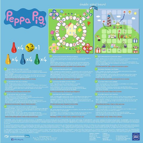 Trefl Puzzle Gra 2w1 Chińczyk Węże i drabiny Świnka Peppa Trefl 2067 Trefl Puzzle Gra 2w1 Chińczyk Węże i drabiny Świnka Peppa Trefl 2067