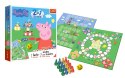Trefl Puzzle Gra 2w1 Chińczyk Węże i drabiny Świnka Peppa Trefl 2067
