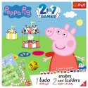 Trefl Puzzle Gra 2w1 Chińczyk Węże i drabiny Świnka Peppa Trefl 2067