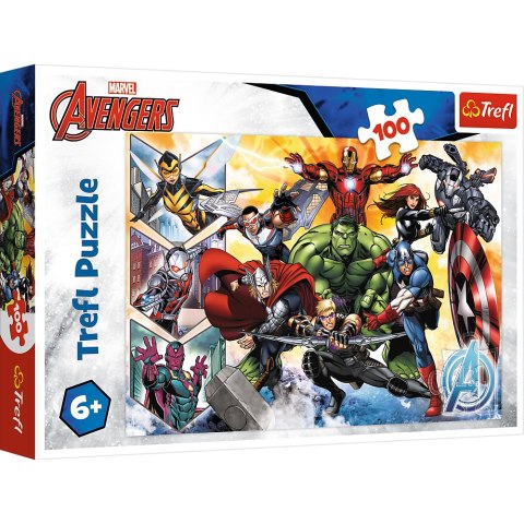Trefl Puzzle Puzzle - "100" - Siła Avengersów Trefl 16431 Trefl Puzzle Puzzle - "100" - Siła Avengersów Trefl 16431