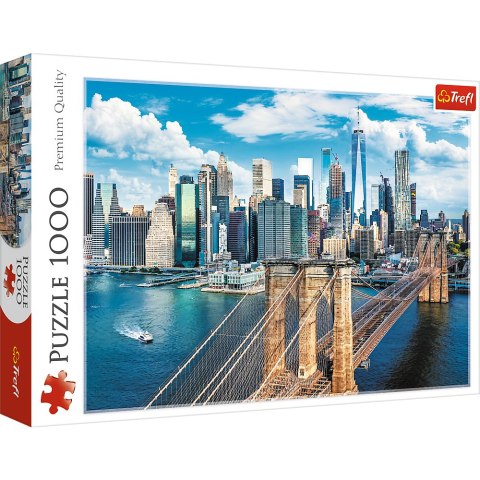 Trefl Puzzle Puzzle - "1000" - Most Brookliński, Nowy Jork, USA Trefl 10725 Trefl Puzzle Puzzle - "1000" - Most Brookliński, Nowy Jork, USA Trefl 10725