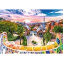 Trefl Puzzle Puzzle - "1000" - Zachód słońca nad Barceloną, Hiszpania Trefl 10711