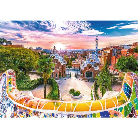 Trefl Puzzle Puzzle - "1000" - Zachód słońca nad Barceloną, Hiszpania Trefl 10711 Trefl Puzzle Puzzle - "1000" - Zachód słońca nad Barceloną, Hiszpania Trefl 10711