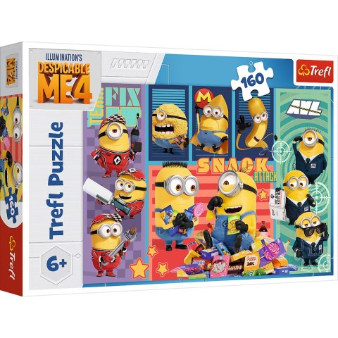 Trefl Puzzle Puzzle - "160" - Minionkowa radość Trefl 15423 Trefl Puzzle Puzzle - "160" - Minionkowa radość Trefl 15423