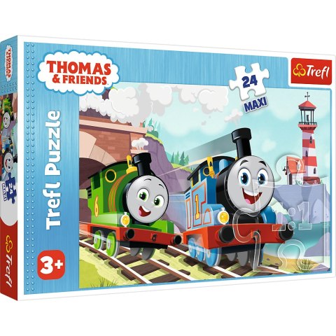 Trefl Puzzle Puzzle - "24 Maxi" - Tomek i Percy na torach Trefl 14354 Trefl Puzzle Puzzle - "24 Maxi" - Tomek i Percy na torach Trefl 14354