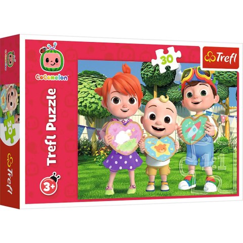 Trefl Puzzle Puzzle - "30" - Cocomelon, Bawmy sie razem! Trefl 18295 Trefl Puzzle Puzzle - "30" - Cocomelon, Bawmy sie razem! Trefl 18295
