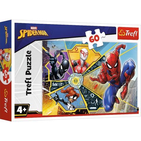 Trefl Puzzle Puzzle - "60" - W sieci / Disney Marvel Spiderman Trefl 17372 Trefl Puzzle Puzzle - "60" - W sieci / Disney Marvel Spiderman Trefl 17372