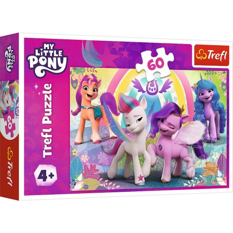 Trefl Puzzle Puzzle My Little Pony 60 el. W świecie przyjaźni Trefl 17390 Trefl Puzzle Puzzle My Little Pony 60 el. W świecie przyjaźni Trefl 17390