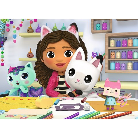 Trefl Puzzle Puzzle - ''miniMaxi" - Kolorowy dzień Gabby / Trefl 56041 Trefl Puzzle Puzzle - ''miniMaxi" - Kolorowy dzień Gabby / Trefl 56041