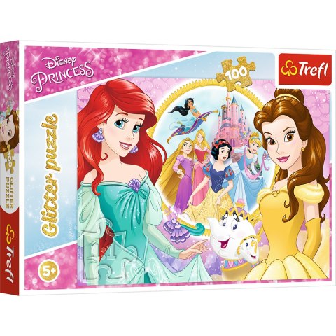 Trefl Puzzle Puzzle - 100 Glitter - Wspomnienia Belli i Arielki Trefl 14819 Trefl Puzzle Puzzle - 100 Glitter - Wspomnienia Belli i Arielki Trefl 14819