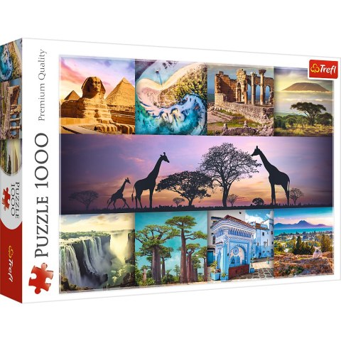 Trefl Puzzle Puzzle - 1000 - Kolaż - Afryka 10792 Trefl Puzzle Puzzle - 1000 - Kolaż - Afryka 10792