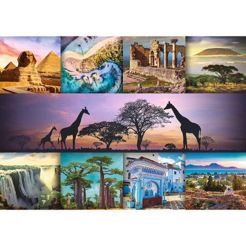 Trefl Puzzle Puzzle - 1000 - Kolaż - Afryka 10792 Trefl Puzzle Puzzle - 1000 - Kolaż - Afryka 10792
