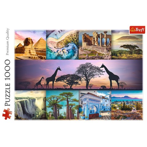 Trefl Puzzle Puzzle - 1000 - Kolaż - Afryka 10792 Trefl Puzzle Puzzle - 1000 - Kolaż - Afryka 10792