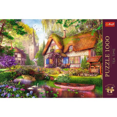 Trefl Puzzle Puzzle- 1000 Premium Plus - Tea Time: Urocza chatka w lesie Trefl 10804 Trefl Puzzle Puzzle- 1000 Premium Plus - Tea Time: Urocza chatka w lesie Trefl 10804