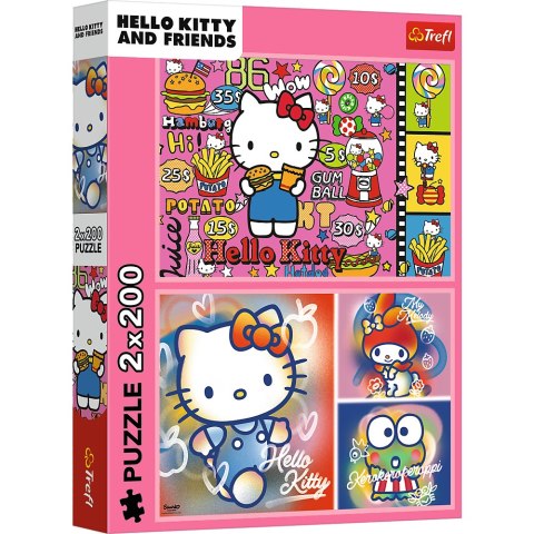Trefl Puzzle Puzzle - 2x200 - Hello Kitty i przyjaciele - Hello Kitty 13336 Trefl Puzzle Puzzle - 2x200 - Hello Kitty i przyjaciele - Hello Kitty 13336