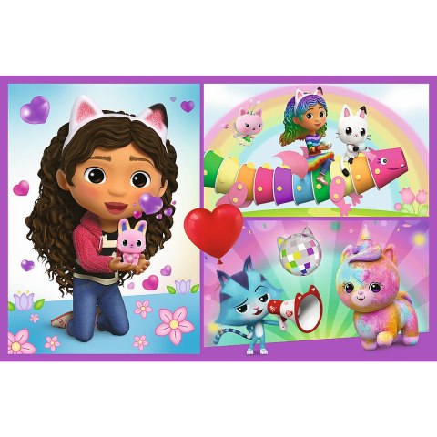 Trefl Puzzle Puzzle - 2x70 - Baw się z Gabby Trefl 34438 Trefl Puzzle Puzzle - 2x70 - Baw się z Gabby Trefl 34438