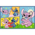 Trefl Puzzle Puzzle 2x70 Ze Stitchem nie ma nudy - Disney Lilo and Stitch Trefl 34444