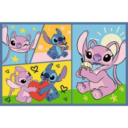 Trefl Puzzle Puzzle 2x70 Ze Stitchem nie ma nudy - Disney Lilo and Stitch Trefl 34444