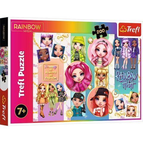 Trefl Puzzle Puzzle - "200" - Przyjaźń Rainbow High Trefl 13289 Trefl Puzzle Puzzle - "200" - Przyjaźń Rainbow High Trefl 13289