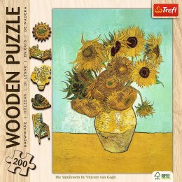 Trefl Puzzle Puzzle - 200 Puzzle Drewniane - Słoneczniki Trefl 20249
