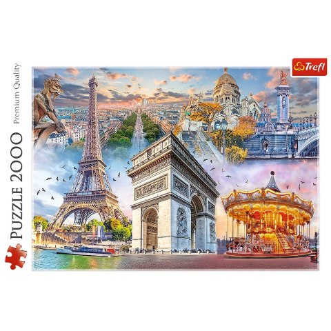 Trefl Puzzle Puzzle - 2000 - Weekend w Paryżu 27125 Trefl Puzzle Puzzle - 2000 - Weekend w Paryżu 27125