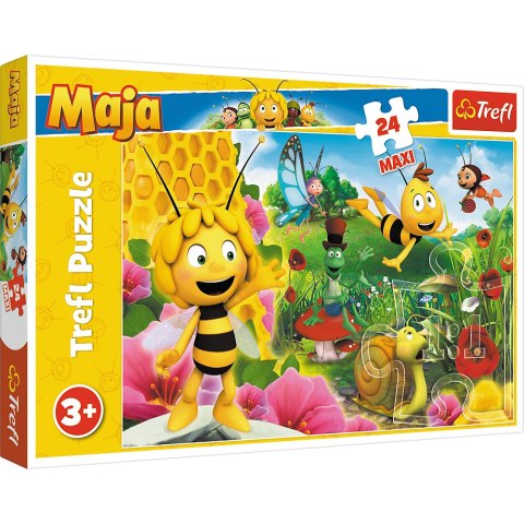 Trefl Puzzle Puzzle - "24 Maxi" - W świecie Pszczółki Mai Trefl 14297