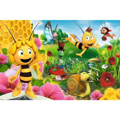 Trefl Puzzle Puzzle - "24 Maxi" - W świecie Pszczółki Mai Trefl 14297 Trefl Puzzle Puzzle - "24 Maxi" - W świecie Pszczółki Mai Trefl 14297