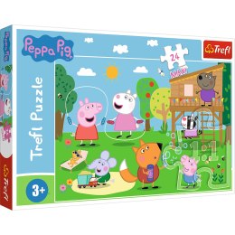 Trefl Puzzle Puzzle - 24 Maxi - Zabawy na polanie - Peppa Pig 14342