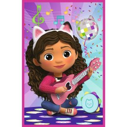 Trefl Puzzle Puzzle 3x50 - Poznajcie Gabby i kotki Gabbys Dollhouse Trefl 34876