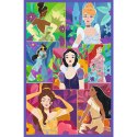 Trefl Puzzle Puzzle - 3x80 - Księżniczki przyjaciółki - Disney Princess Trefl 34884